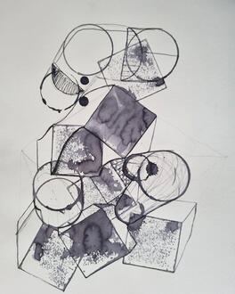 Untitled - Ink on Fabriano - 29.7 x 42 cm